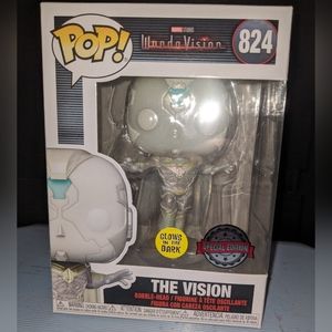 Wandavision Glow in the Dark Vision Funko Pop